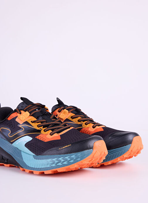 Joma TKKUBW2401 KUBOR MEN 2401 BLACK TUR Siyah - Turkuaz Erkek Yürüyüş Ayakkabısı - Görsel 6