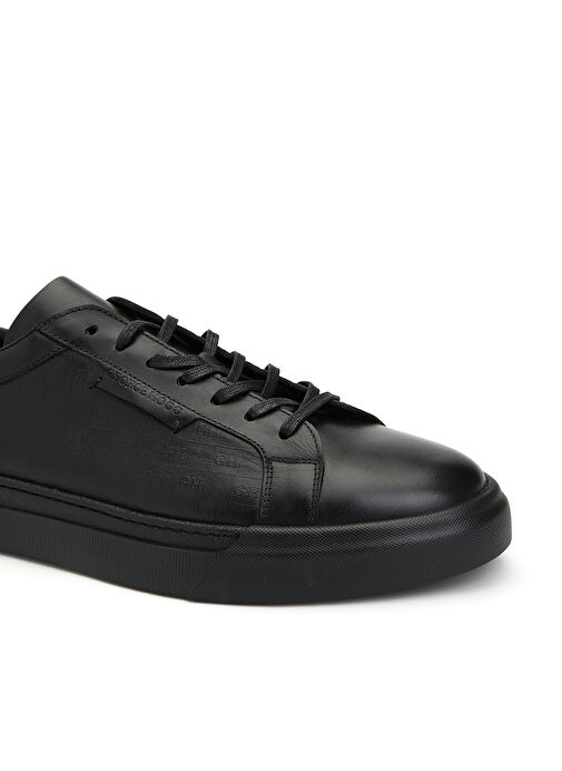 George Hogg Siyah Erkek Deri Sneaker 323-22-4SS 323-22-4SS