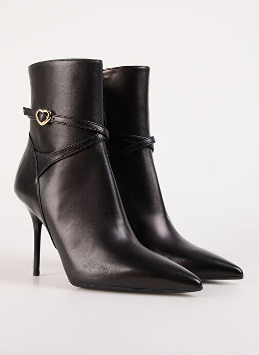 Love Moschino Siyah Kadın Deri Bot JA21089G0L - Görsel 3
