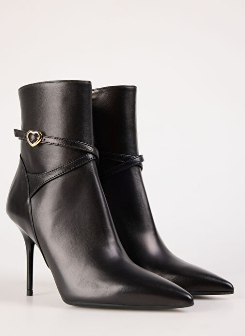 Love Moschino Siyah Kadın Deri Bot JA21089G0L - Görsel 6
