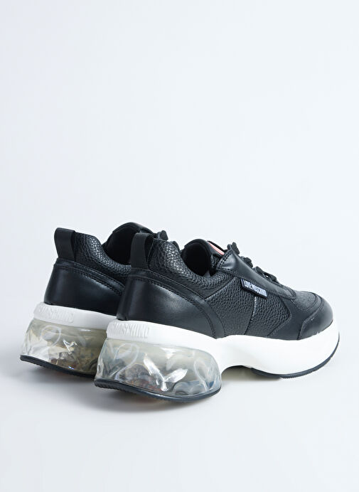 Love Moschino Siyah Kadın Deri Sneaker JA15246G1L - Görsel 4