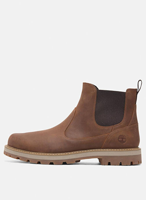 Timberland BRITTON ROAD MID CHELSEA BOOT Kızıl Kahve Deri Erkek Bot - Görsel 3