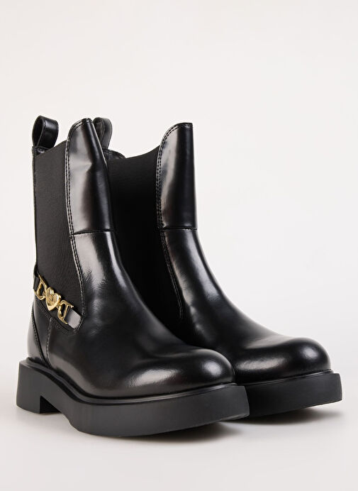 Love Moschino Siyah Kadın Deri Bot JA24204G0L - Görsel 3