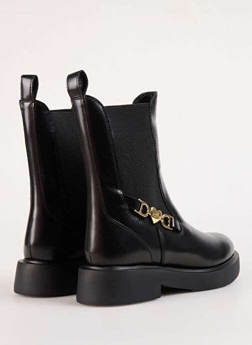 Love Moschino Siyah Kadın Deri Bot JA24204G0L - Görsel 4