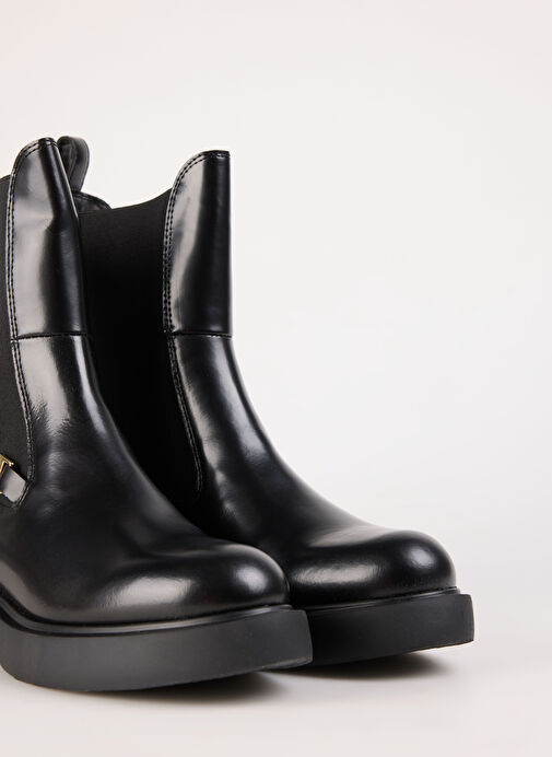 Love Moschino Siyah Kadın Deri Bot JA24204G0L - Görsel 6