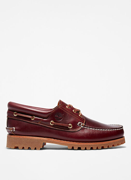 Timberland Timberland Authentic BOAT SHOE Bordo Deri Erkek Günlük Ayakkabı - Görsel 2