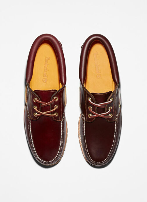 Timberland Timberland Authentic BOAT SHOE Bordo Deri Erkek Günlük Ayakkabı - Görsel 5