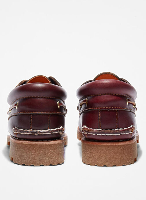 Timberland Timberland Authentic BOAT SHOE Bordo Deri Erkek Günlük Ayakkabı - Görsel 6