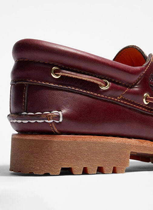 Timberland Timberland Authentic BOAT SHOE Bordo Deri Erkek Günlük Ayakkabı - Görsel 8