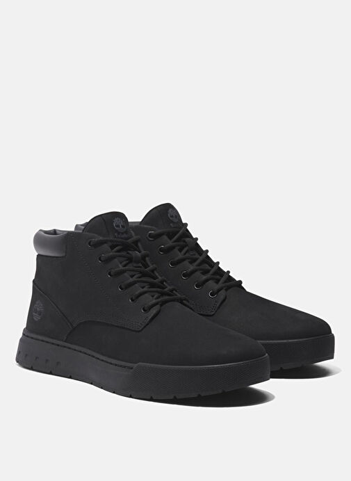 Timberland Siyah Erkek Deri Bot Maple Grove MID LACE UP SNEAKER - Görsel 4