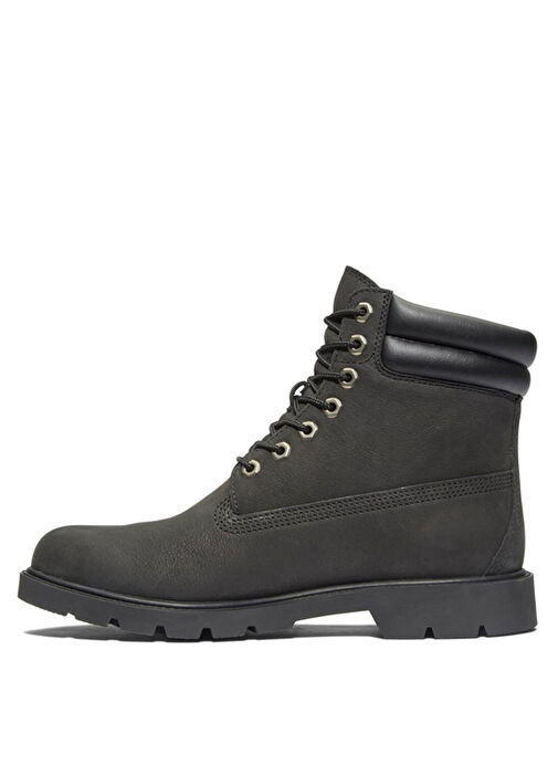 Timberland 6 In Basic 6 INCH LACE UP BOOT Siyah Deri Erkek Bot - Görsel 3
