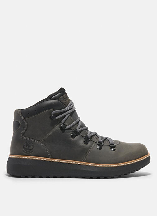 Timberland Gri Erkek Deri Bot HUDSON ROAD MID LACE UP WATERPROOF - Görsel 2