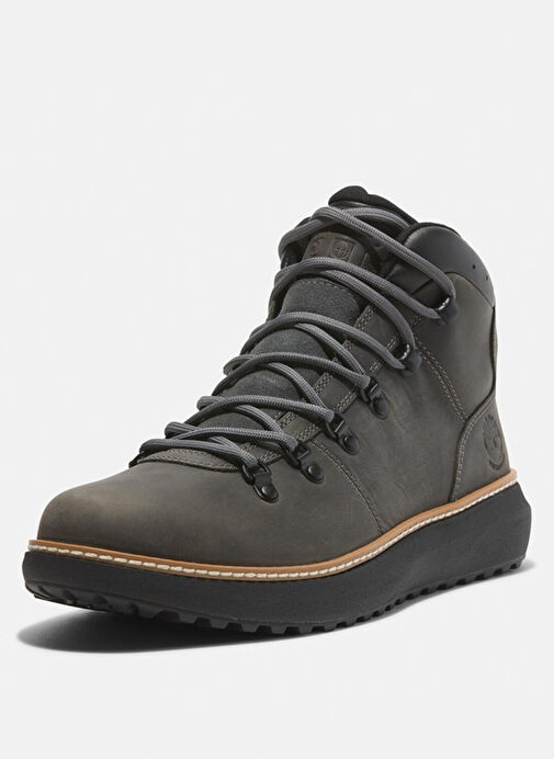 Timberland Gri Erkek Deri Bot HUDSON ROAD MID LACE UP WATERPROOF - Görsel 6
