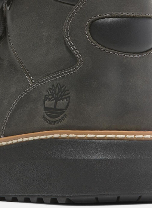 Timberland Gri Erkek Deri Bot HUDSON ROAD MID LACE UP WATERPROOF - Görsel 7
