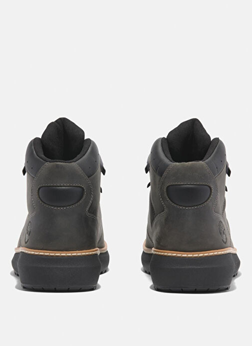 Timberland Gri Erkek Deri Bot HUDSON ROAD MID LACE UP WATERPROOF - Görsel 8