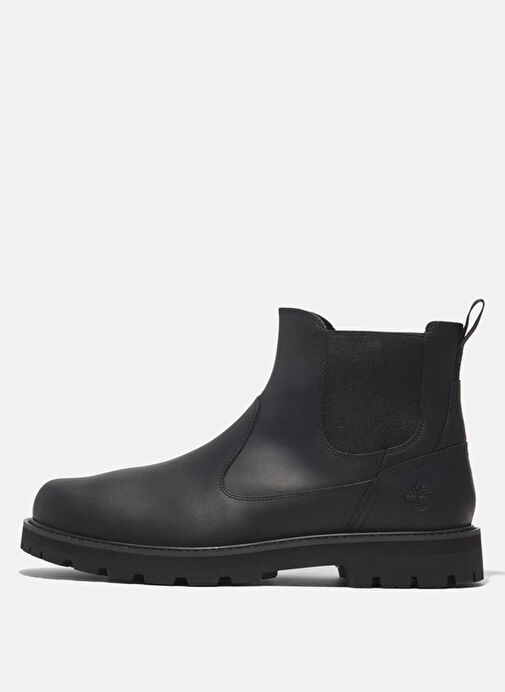 Timberland Siyah Erkek Deri Bot BRITTON ROAD MID CHELSEA BOOT - Görsel 3