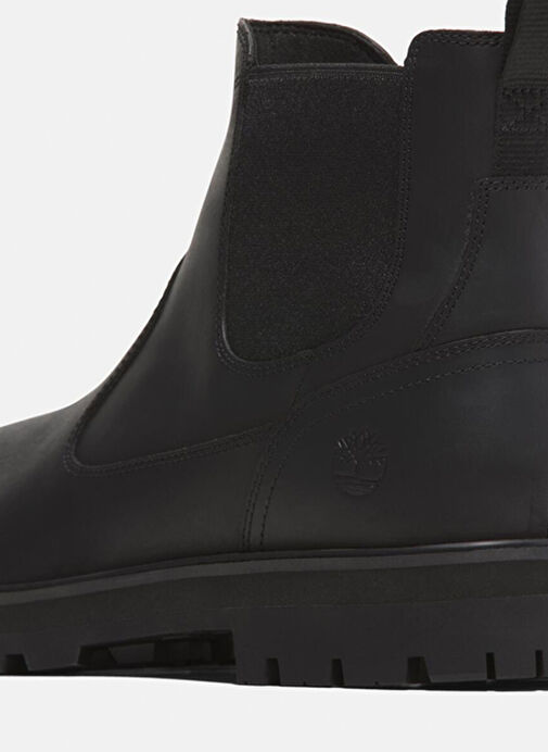 Timberland Siyah Erkek Deri Bot BRITTON ROAD MID CHELSEA BOOT - Görsel 7