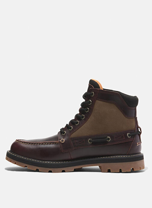 Timberland Bordo Erkek Deri Bot BRITTON ROAD MID LACE UP BOOT - Görsel 3