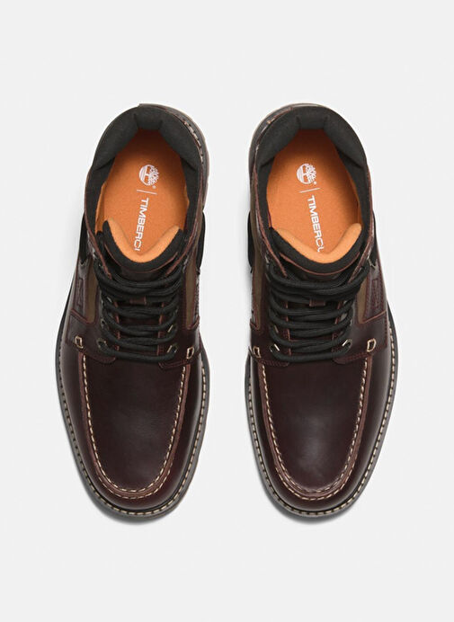 Timberland Bordo Erkek Deri Bot BRITTON ROAD MID LACE UP BOOT - Görsel 5