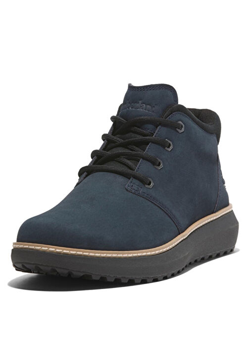 Timberland Lacivert Erkek Deri Günlük Ayakkabı HUDSON ROAD MID LACE UP CHUKKA BOOT - Görsel 4
