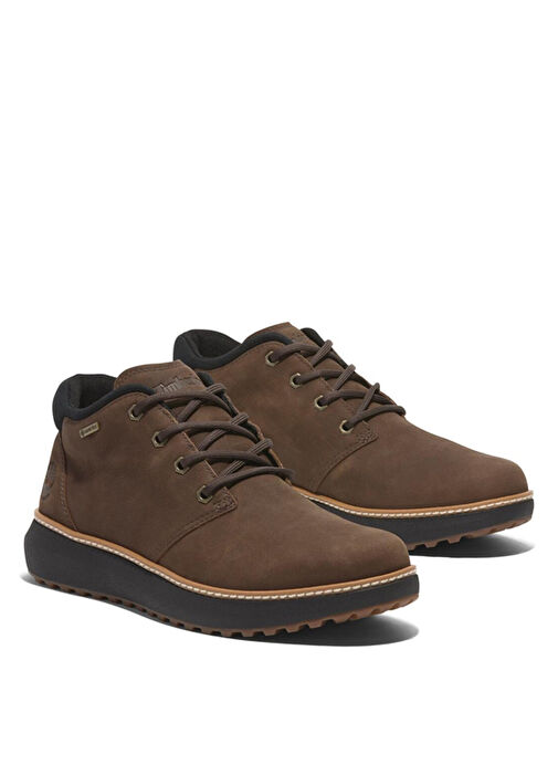 Timberland Kahverengi Erkek Deri Günlük Ayakkabı HUDSON ROAD MID LACE UP GTX CHUKKA - Görsel 4