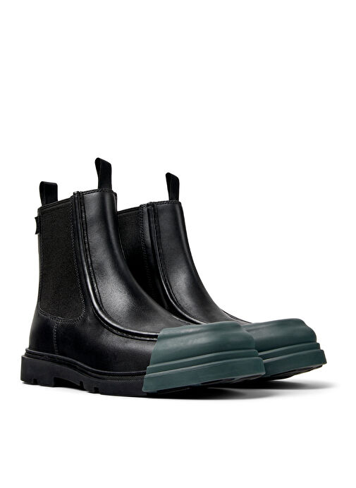 Camper Siyah-Yeşil Erkek deri Bot Junction - Görsel 3