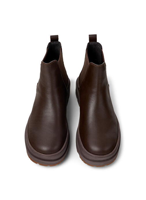 Camper Koyu Kahverengi Erkek Deri Bot Brutus Trek - Görsel 4