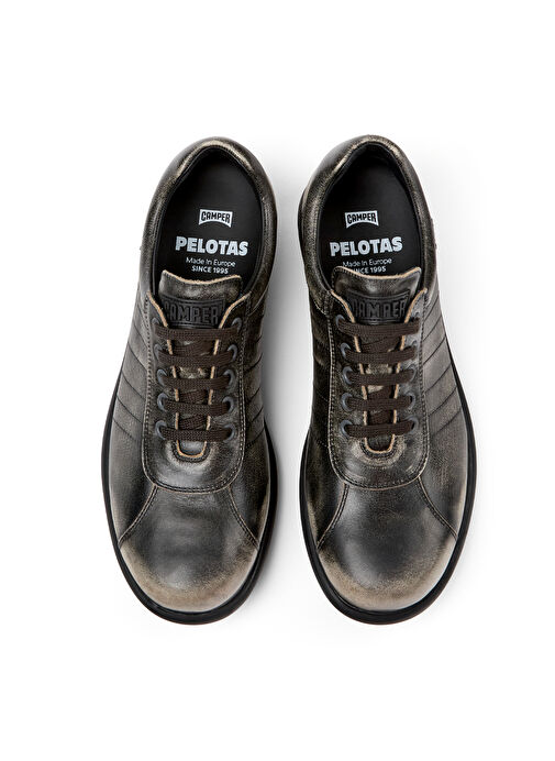 Camper Siyah Erkek Deri Günlük Ayakkabı Pelotas Ariel - Görsel 4