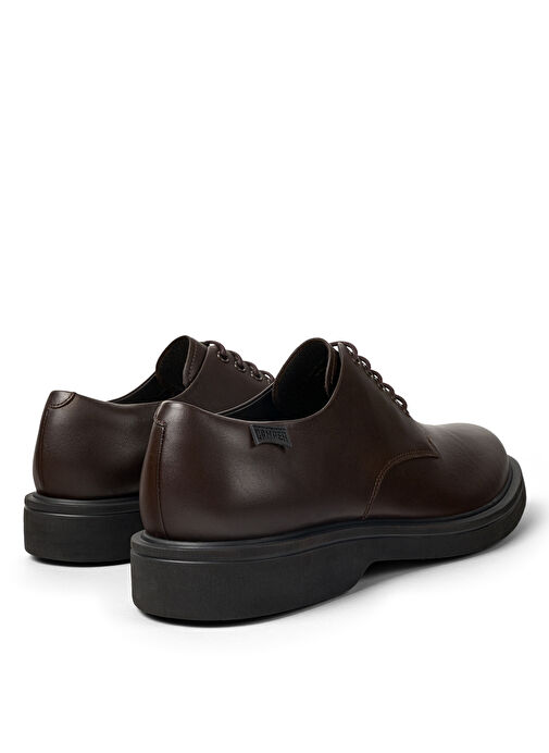 Camper Koyu Kahverengi Erkek Deri Klasik Ayakkabı Norman - Görsel 5