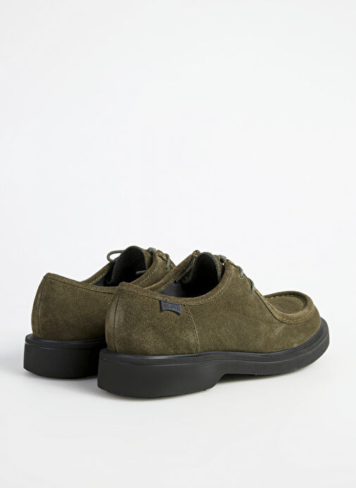 Camper Koyu Yeşil Erkek Süet Klasik Ayakkabı Norman - Görsel 4