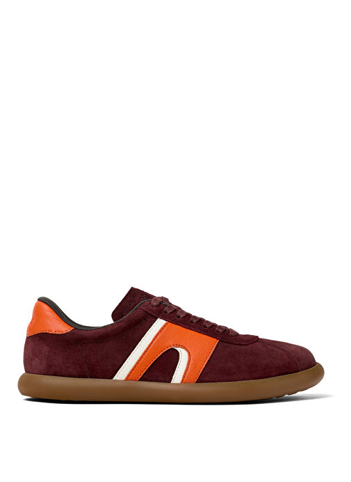 Camper Bordo-Turuncu Kadın Deri Sneaker K201608-007 - Görsel 2