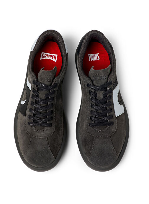 Camper Koyu Gri-Beyaz Kadın Deri - Kumaş Sneaker K201608-008 - Görsel 3