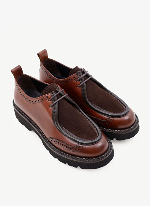 Yargici Taba Kadın Düz Ayakkabı 24KKAY4012X - Görsel 3