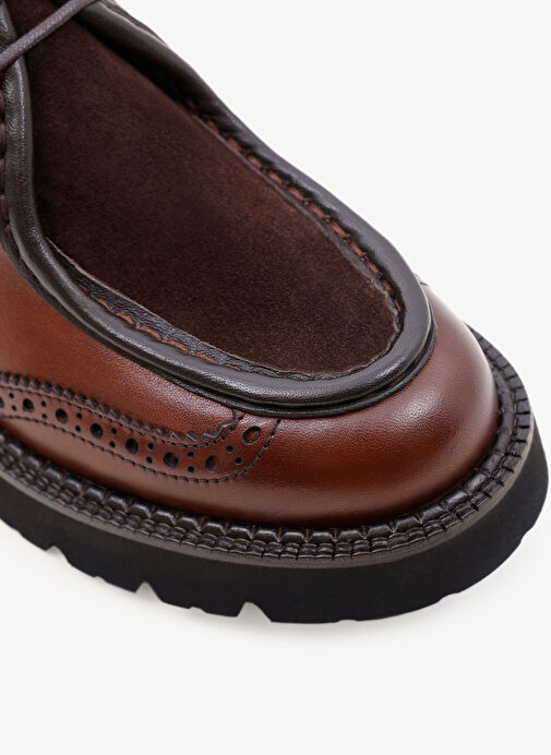 Yargici Taba Kadın Düz Ayakkabı 24KKAY4012X - Görsel 4