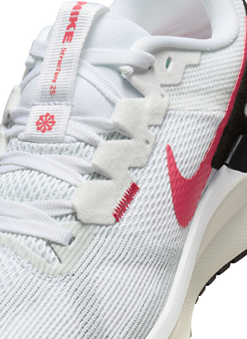 Nike DJ7884-106 W NIKE AIR ZOOM STRUCTUR Beyaz Kadın Koşu Ayakkabısı - Görsel 6