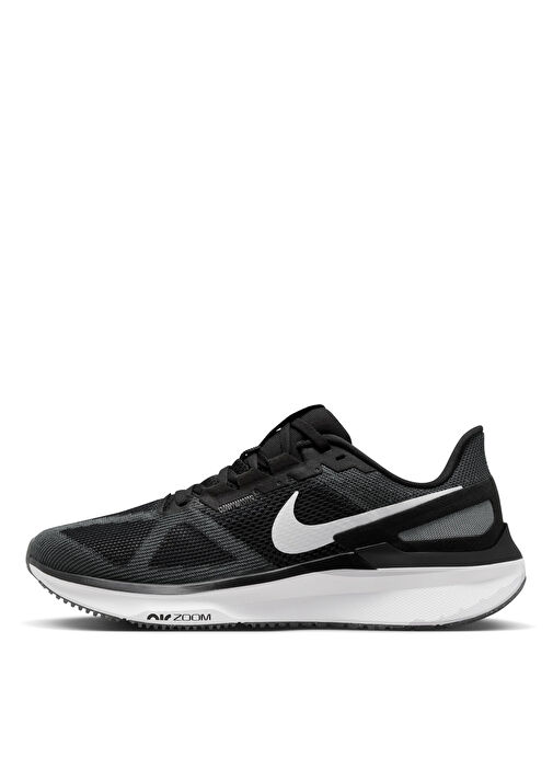 Nike DJ7883-002 NIKE AIR ZOOM STRUCTURE Siyah - Gri - Gümüş Erkek Koşu Ayakkabısı - Görsel 3