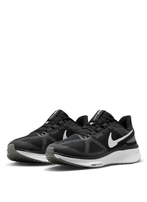 Nike DJ7883-002 NIKE AIR ZOOM STRUCTURE Siyah - Gri - Gümüş Erkek Koşu Ayakkabısı - Görsel 4