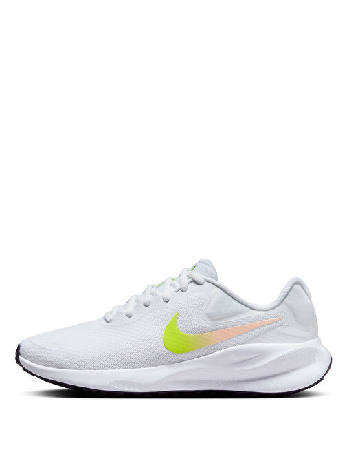 Nike FB2208-103 W NIKE REVOLUTION 7 Beyaz Kadın Koşu Ayakkabısı - Görsel 3