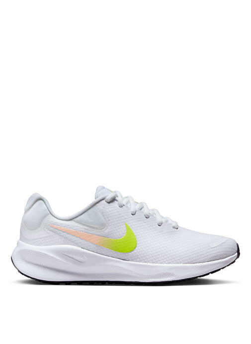 Nike FB2208-103 W NIKE REVOLUTION 7 Beyaz Kadın Koşu Ayakkabısı - Görsel 4
