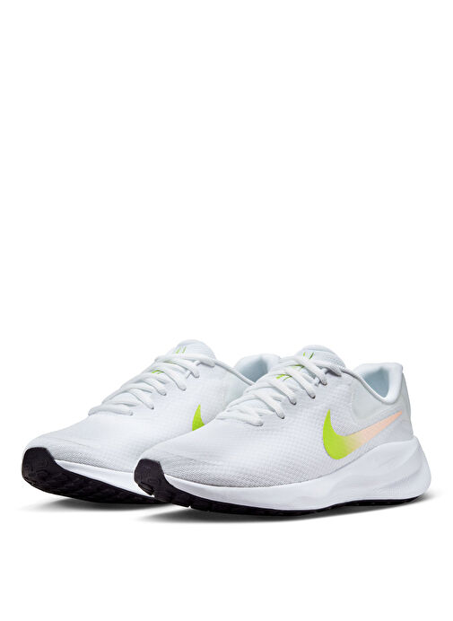 Nike FB2208-103 W NIKE REVOLUTION 7 Beyaz Kadın Koşu Ayakkabısı - Görsel 8
