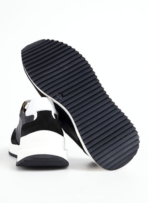 Hammer Jack Siyah Kadın Deri Sneaker 830 9903-Z - Görsel 5