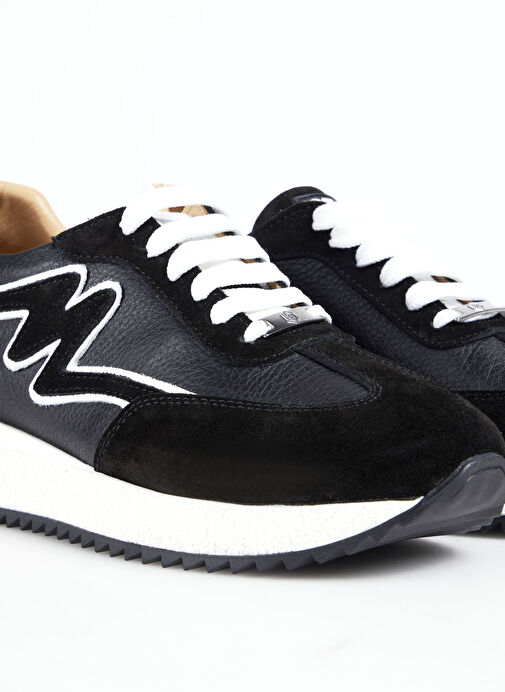 Hammer Jack Siyah Kadın Deri Sneaker 830 9903-Z - Görsel 6