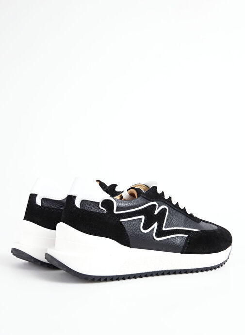 Hammer Jack Siyah Kadın Deri Sneaker 830 9903-Z - Görsel 4