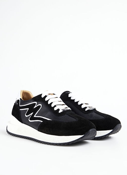 Hammer Jack Siyah Kadın Deri Sneaker 830 9903-Z - Görsel 3