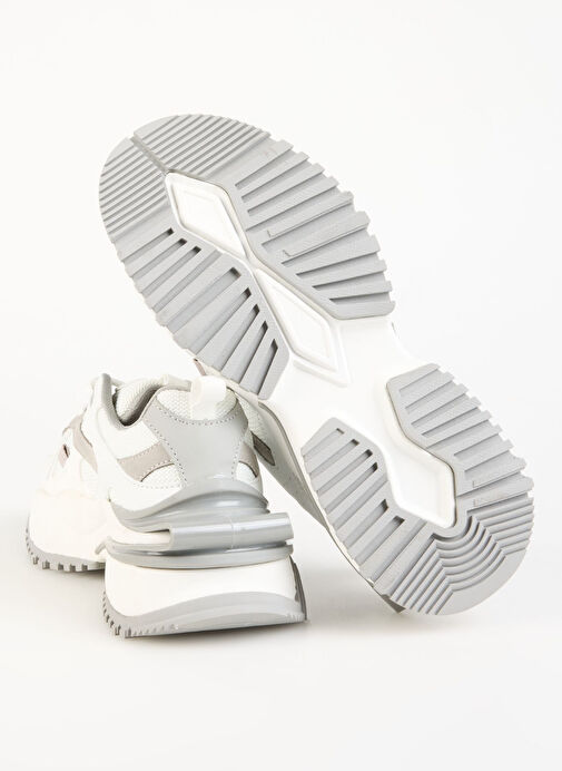 Hammer Jack Beyaz-Gri Kadın Sneaker 101 24722-Z - Görsel 6