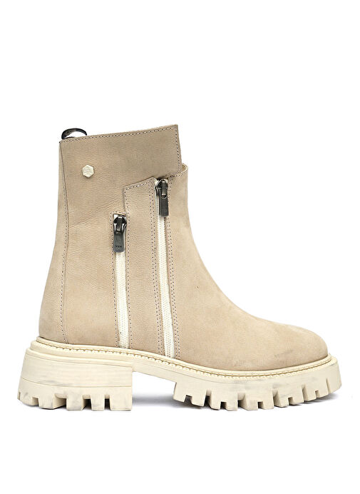Hammer Jack Bej Kadın Deri Bot 102 24675-Z - Görsel 2