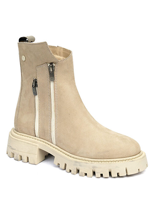 Hammer Jack Bej Kadın Deri Bot 102 24675-Z - Görsel 3