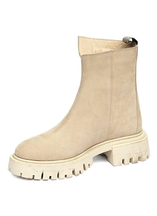 Hammer Jack Bej Kadın Deri Bot 102 24675-Z - Görsel 4