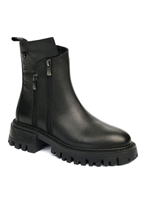 Hammer Jack Siyah Kadın Deri Bot 102 24675-Z - Görsel 3