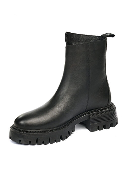 Hammer Jack Siyah Kadın Deri Bot 102 24675-Z - Görsel 4